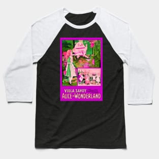 ALICE IN WONDERLAND (1916) ART Baseball T-Shirt